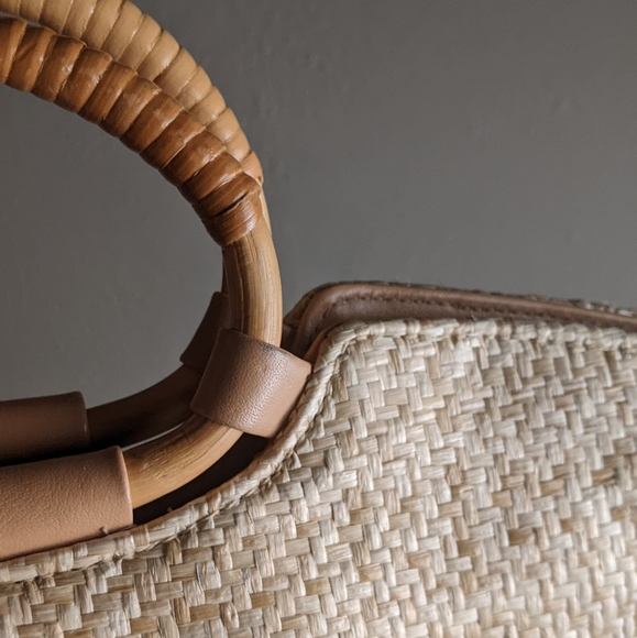 Small rattan hand bag - Picture 3 of 6